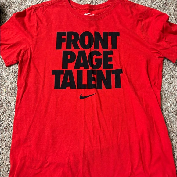 Nike Other - NWOT Nike Red Athletic Tee size Large